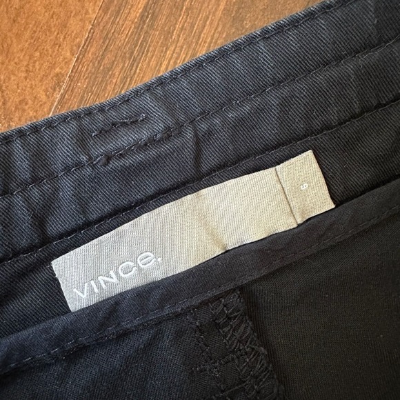 VINCE Womens Large Pockets Cotton Ankle Pants Washed Navy #V547921634 - Picture 8 of 14